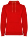 Dames Hoodie Urban Roly SU1068 rood